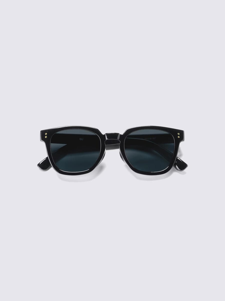 GU GU UV Protection Square Wellington Sunglasses Black