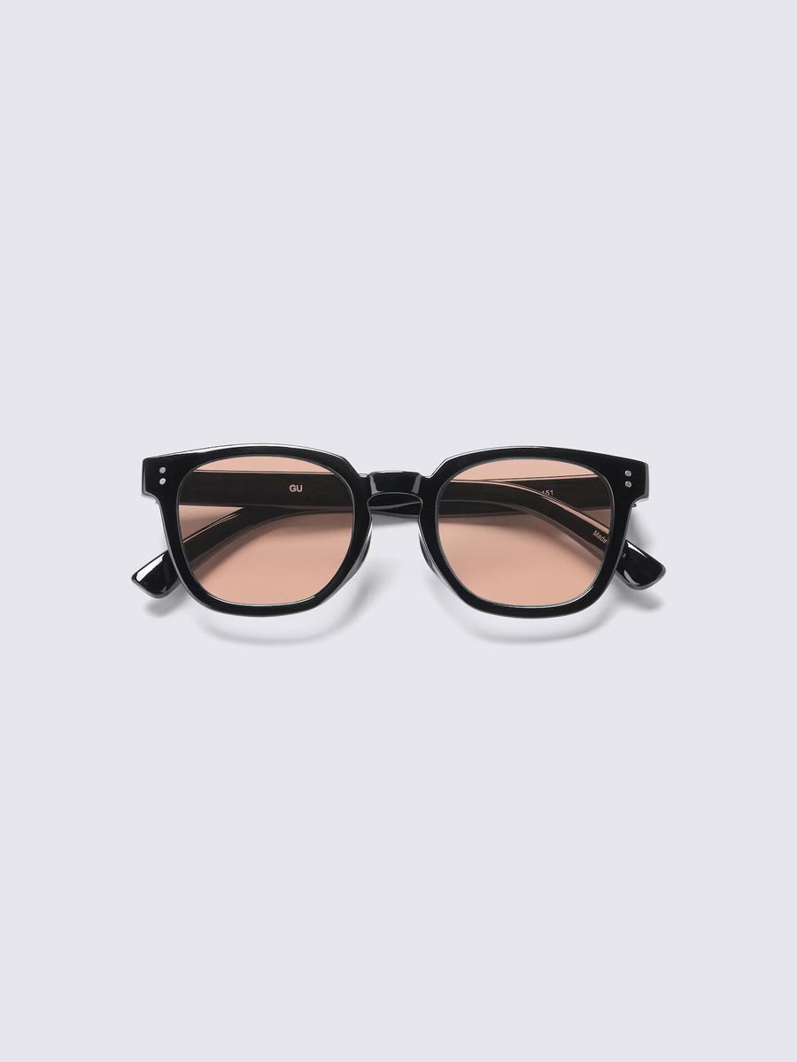 GU GU UV Protection Square Wellington Sunglasses Dark Orange