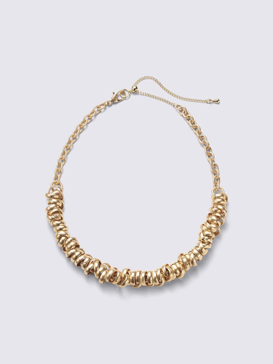 GU GU Ring Chain Necklace PF Gold