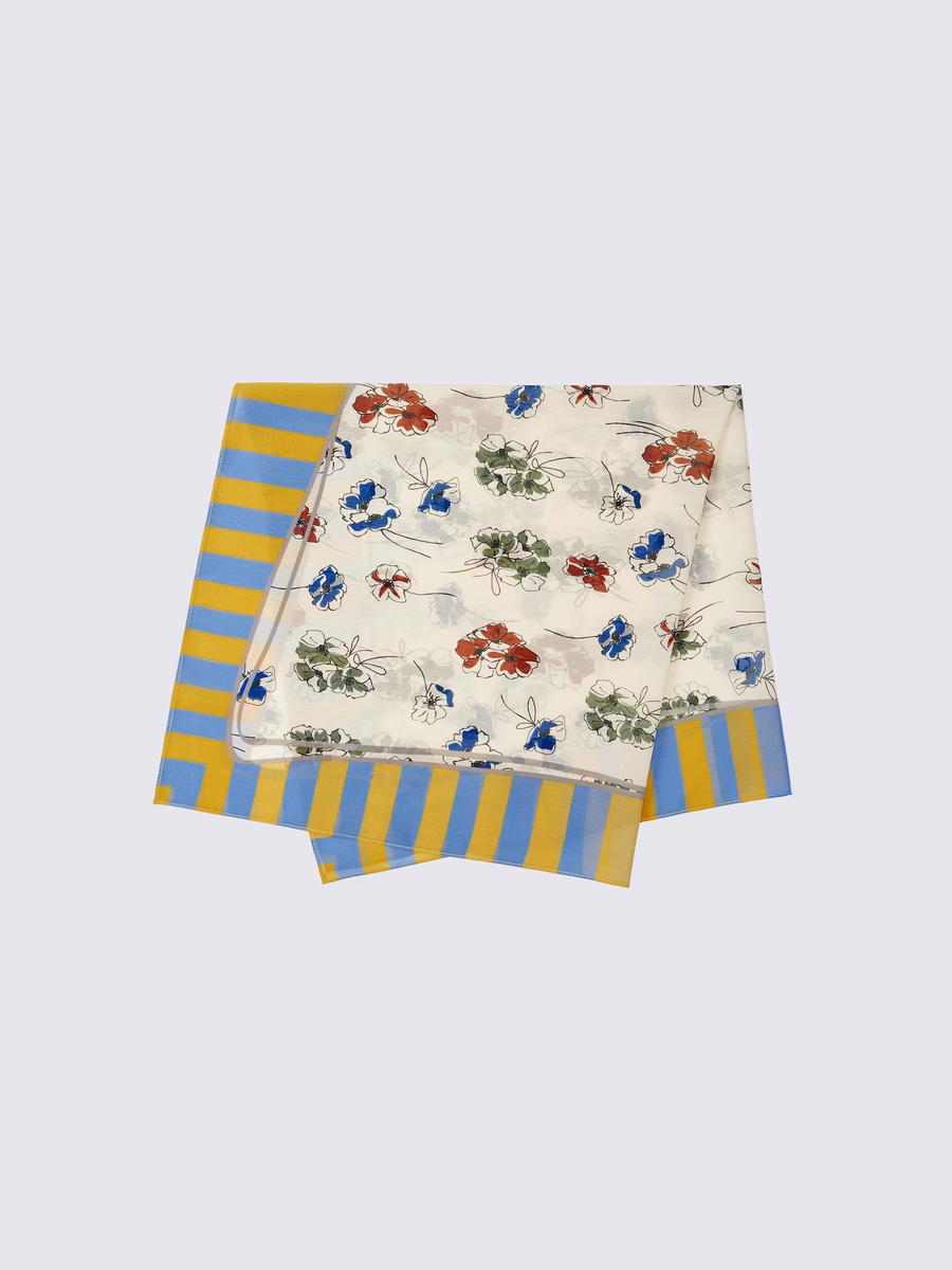 GU GU Flower Scarf PF Natural