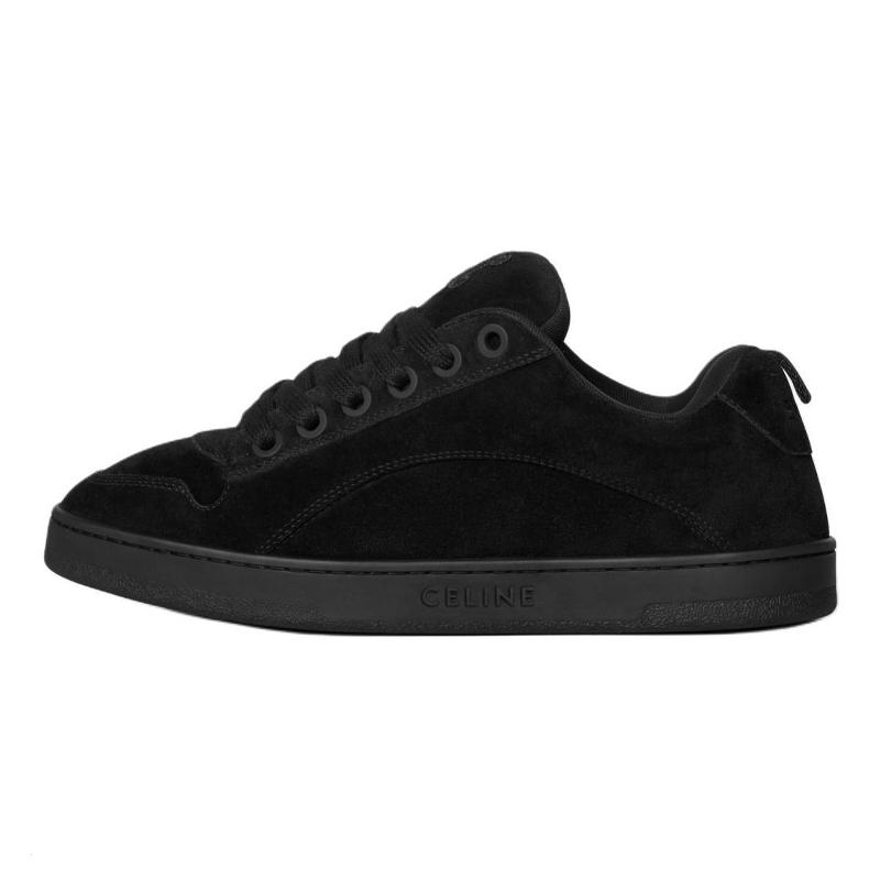 Celine Celine Low-Top Skateboard Shoes Men's Black