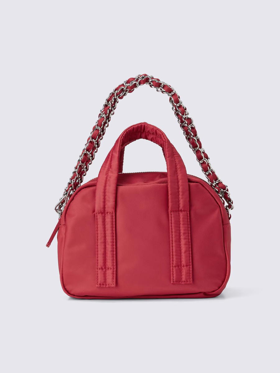 GU GU Nylon Mini Boston Bag MN Red
