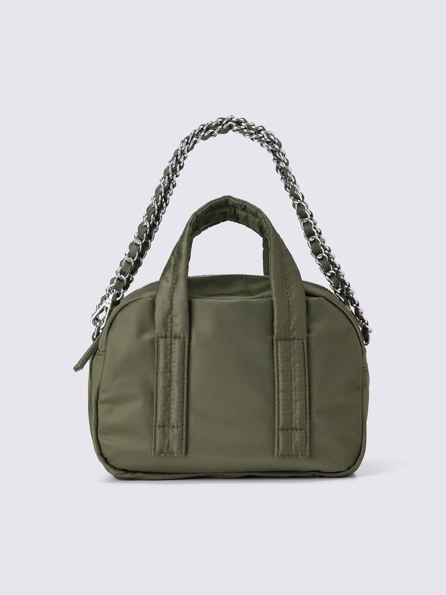 GU GU Nylon Mini Boston Bag MN Green
