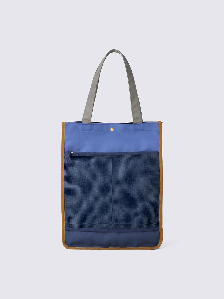 GU GU Mesh Combination Tote Bag ST Navy