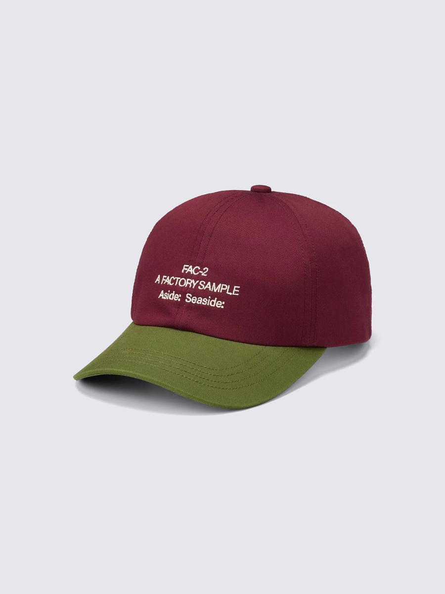 GU GU UV Protection Twill Cap Factory Records 1 PF Wine