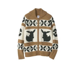 Buy GU Full-Zip Knit Jacket Pokemon Brown at Sasom – Authentic and Ready to Ship
