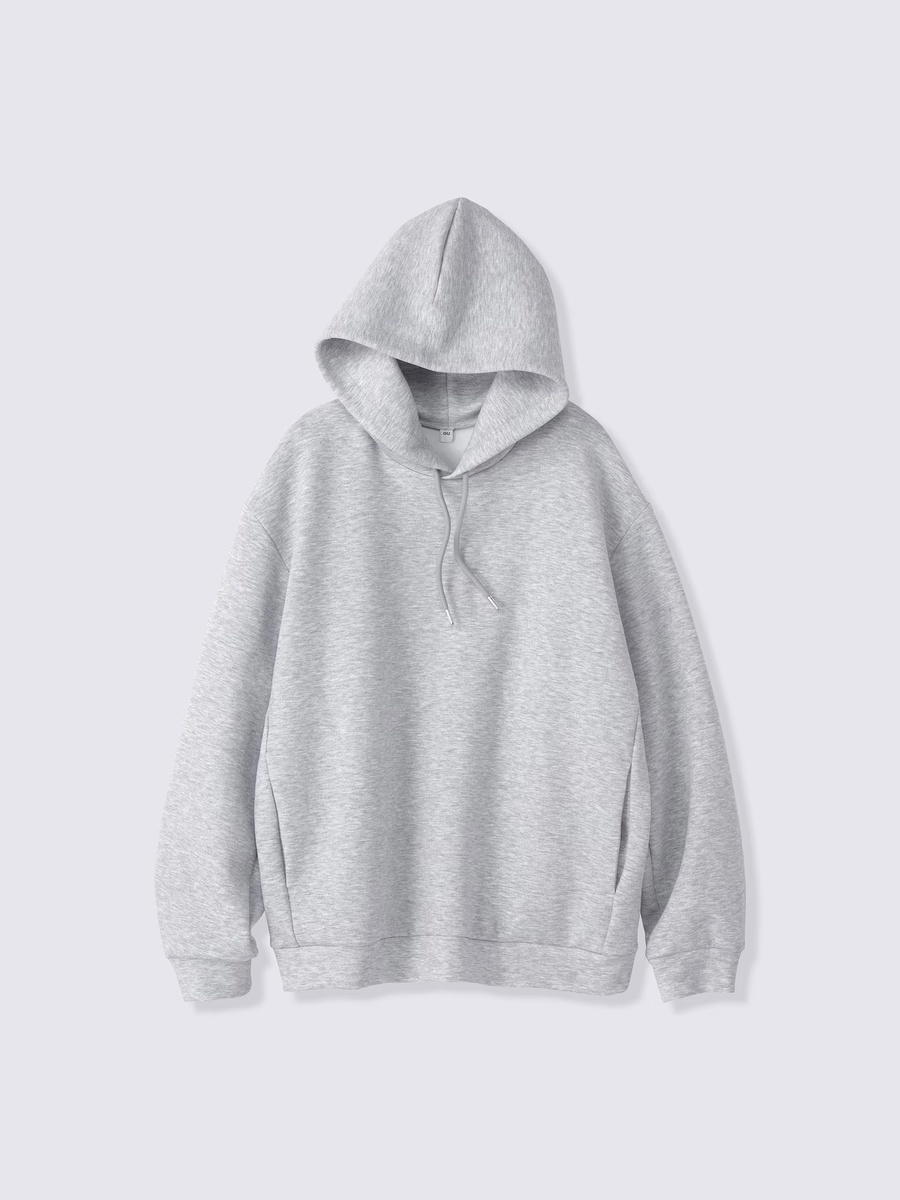 GU GU Smooth Sweat Hoodie MN Gray