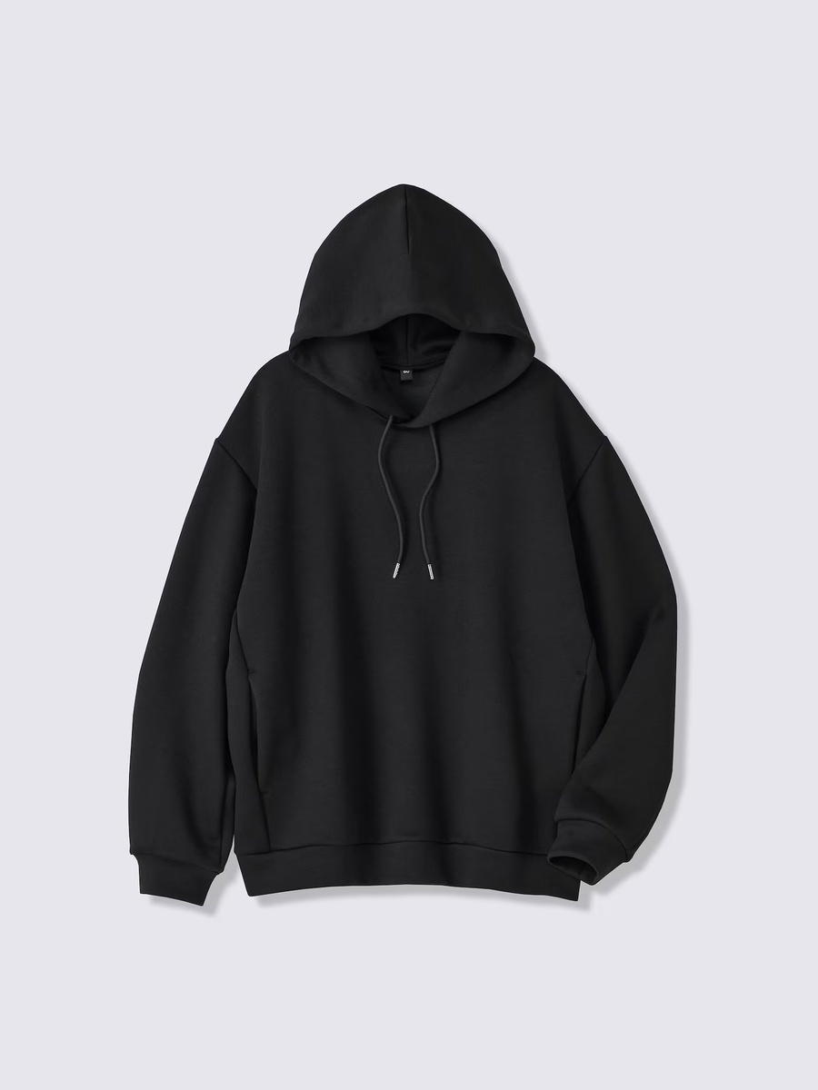 GU GU Smooth Sweat Hoodie MN Black