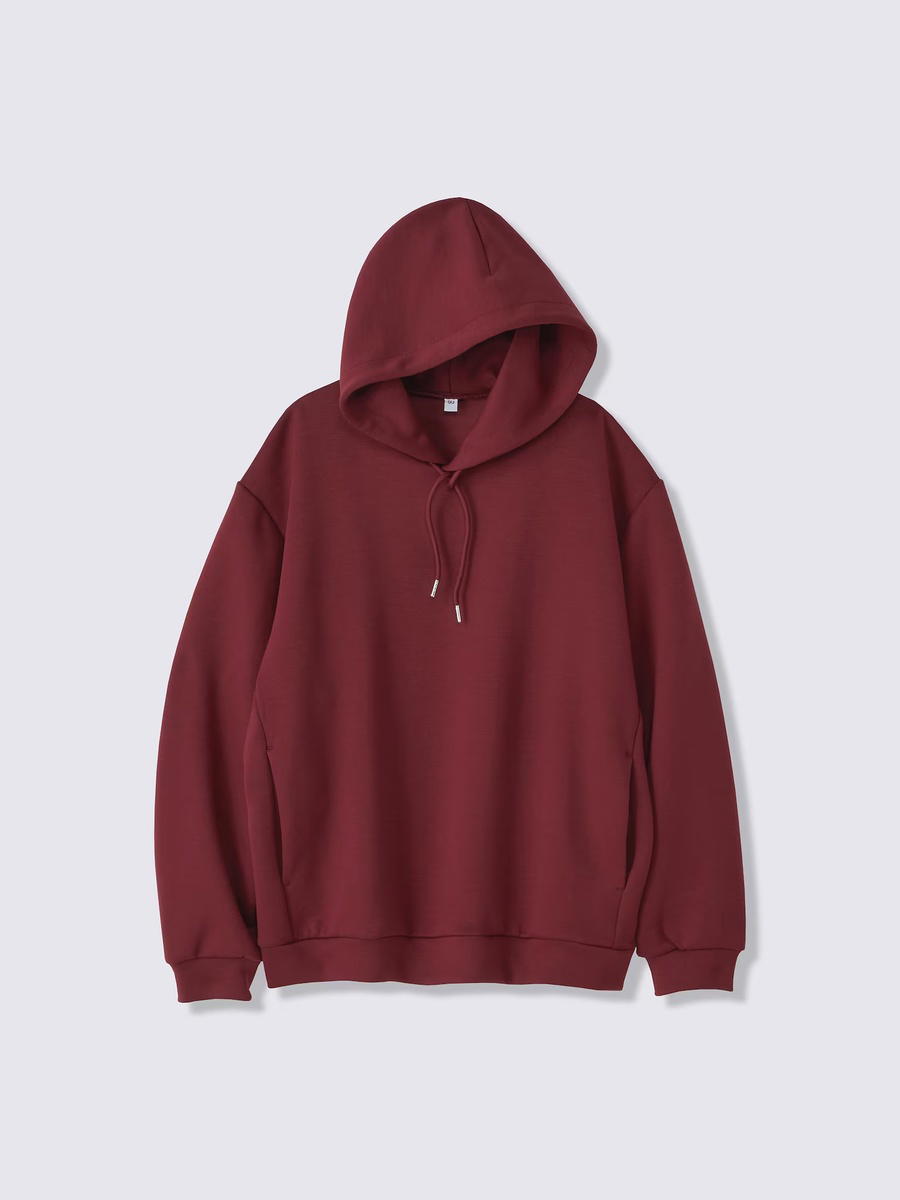GU GU Smooth Sweat Hoodie MN Wine