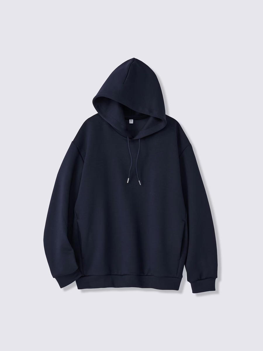 GU GU Smooth Sweat Hoodie MN Navy