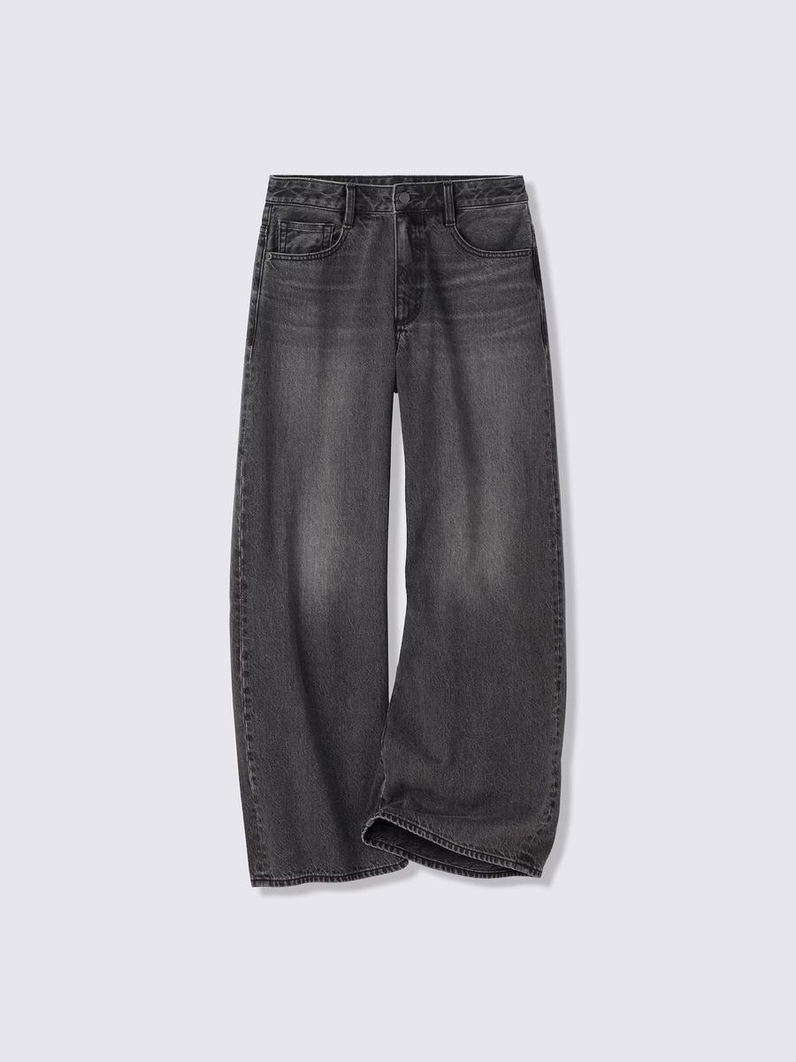 GU GU Baggy Jeans PF Dark Gray (W)