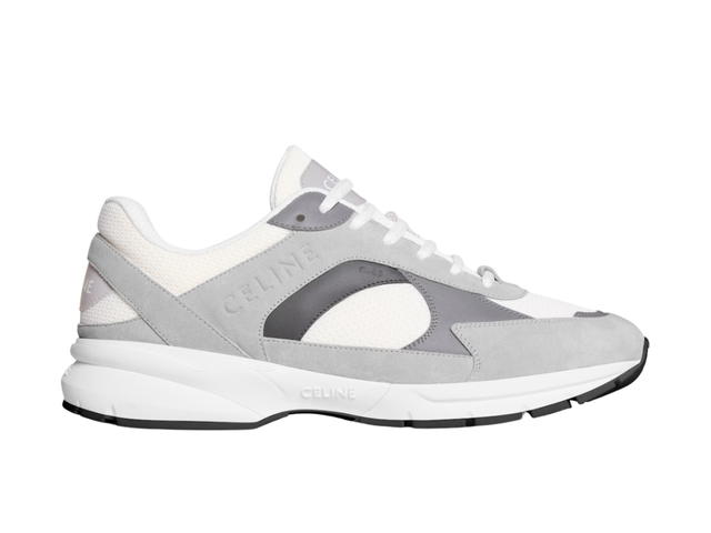Celine Celine Runner CR-03 Low Lace-Up Sneaker In Mesh And Suede Calfskin And Calfskin - view 1