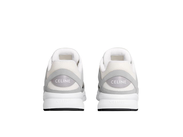 Celine Celine Runner CR-03 Low Lace-Up Sneaker In Mesh And Suede Calfskin And Calfskin - view 3