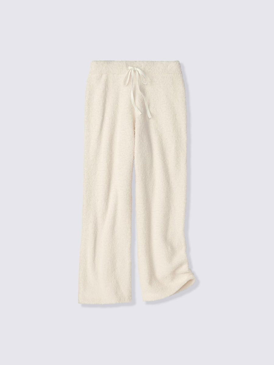 GU GU Fluffy Knit Pants CZ Off White (W)