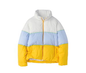 Buy GU Warm Padded Stand Jacket Patterned ST Yellow at Sasom – Authentic and Ready to Ship