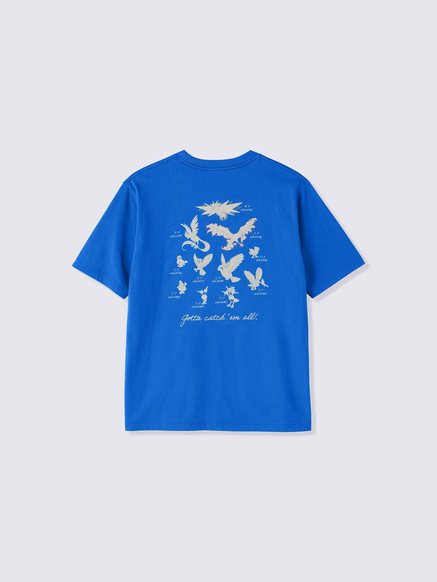 GU GU Graphic T-Shirt Pokemon Blue