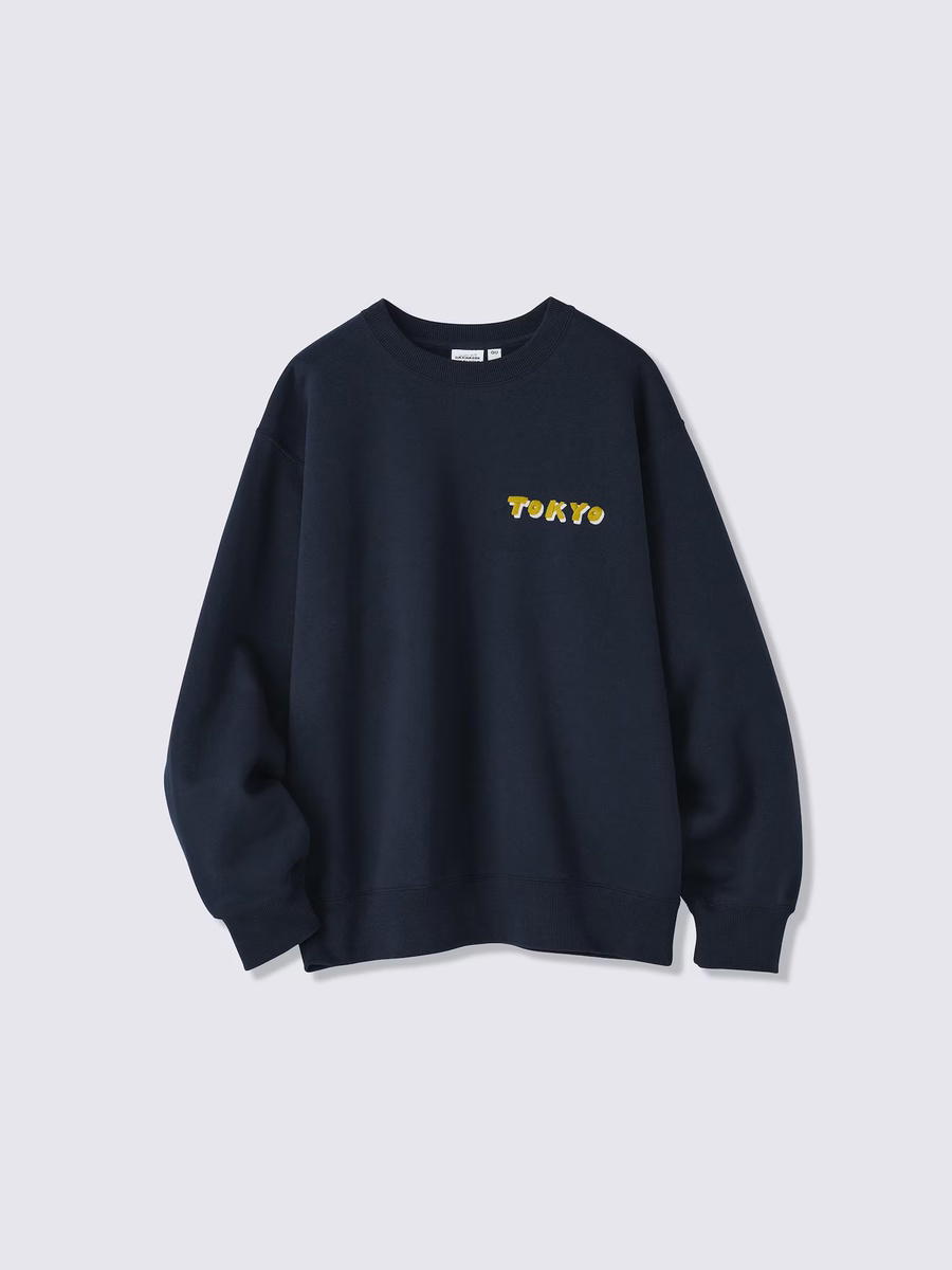 GU GU Heavy Weight Sweatshirt Hiromichi Yokochi 2 Navy