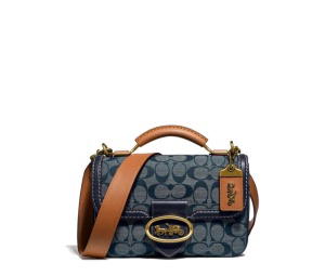 Buy Coach Riley Top Handle 22 Signature Chambray Brass/Chambray Midnight Navy at Sasom – Authentic and Ready to Ship