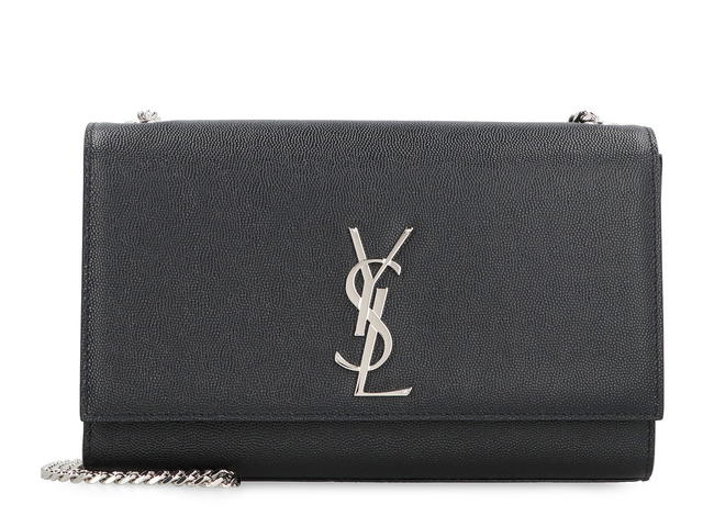 Saint Laurent Saint Laurent Kate Leather Crossbody Bagblack Calf 100 - view 1