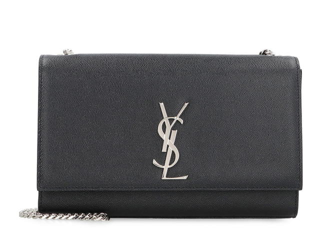 Saint Laurent Saint Laurent Kate Leather Crossbody Bagblack Calf 100 - view 2