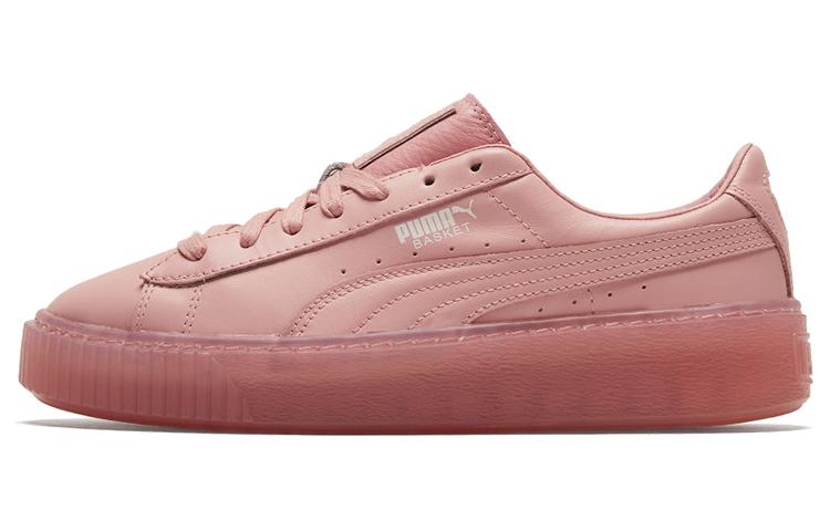 Puma Puma Basket Platform Core Pink Low Board Shoes Women's