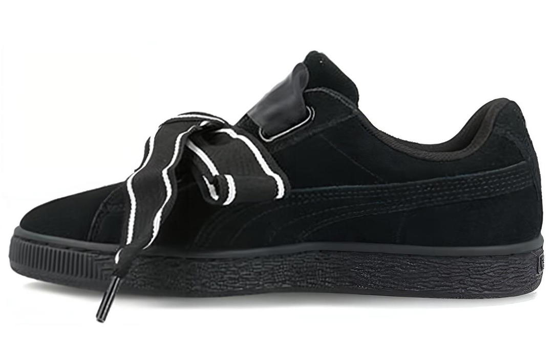 Puma Puma Suede Heart Satin New Authentic Black Women's