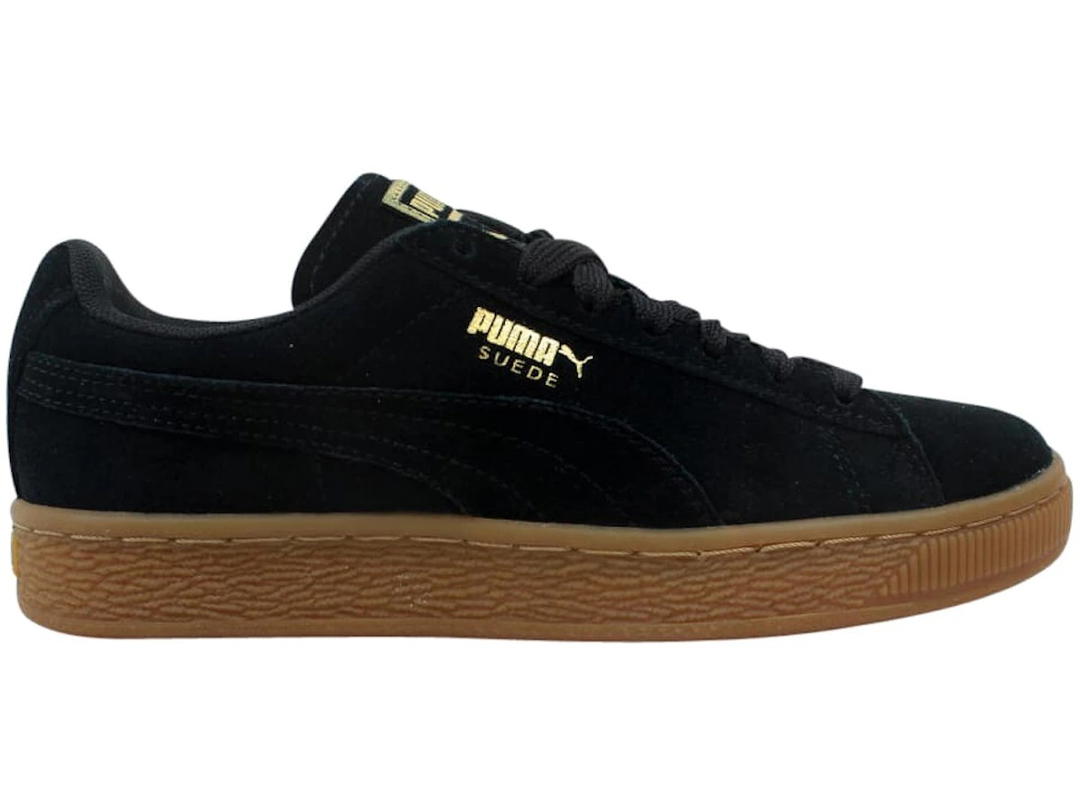 Puma Puma Suede Classic Gold Puma Black (Women's)