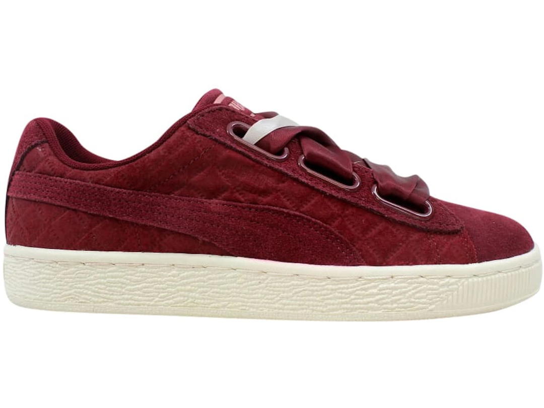 Puma Puma Suede Heart Quilt Cordovan Cameo Brown (Women's)