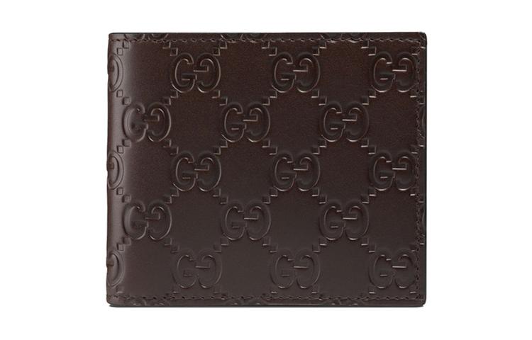 Gucci Gucci Leather Wallet Men's Brown