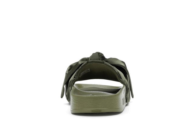 Puma (W) Puma x Fenty Rihanna Bow Slide Olive Branch Silver - view 4