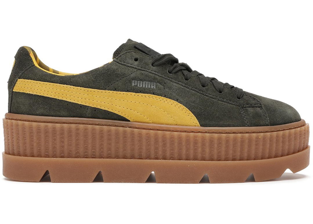 Puma Puma Cleated Creeper Rihanna Fenty Suede Green Women's