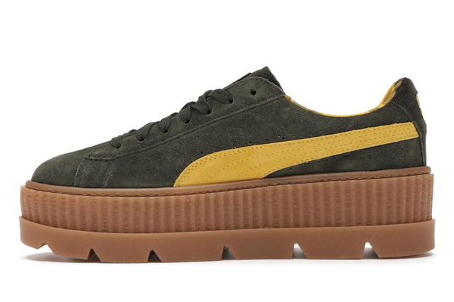 Puma Puma Cleated Creeper Rihanna Fenty Suede Green Women's - view 3
