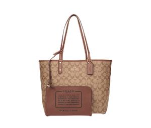 Buy Coach City PVC Tote Bag Shopping Bag Combo Handbags Shoulder Bags Large Size Women's Brown at Sasom – Authentic and Ready to Ship