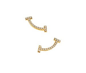 Buy Tiffany & Co. Tiffany T Smile Mini Earrings 18k Yellow Gold at Sasom – Authentic and Ready to Ship