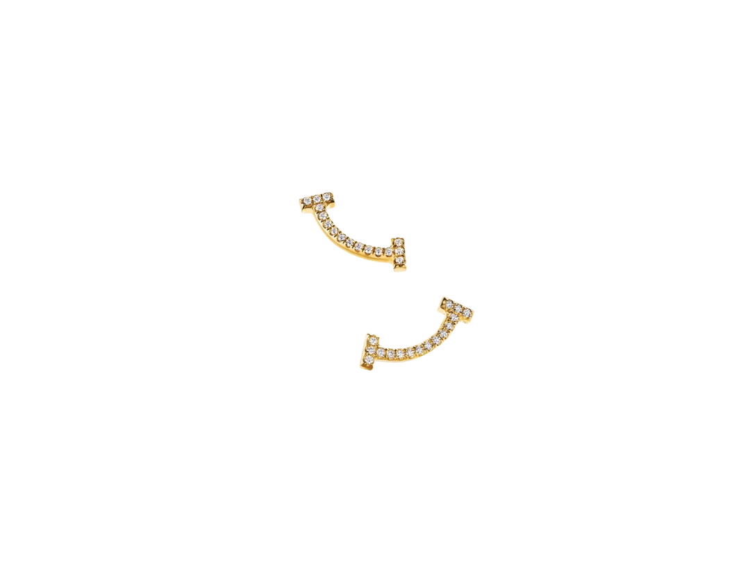 Tiffany & Co. Tiffany & Co. Tiffany T Smile Mini Earrings 18k Yellow Gold