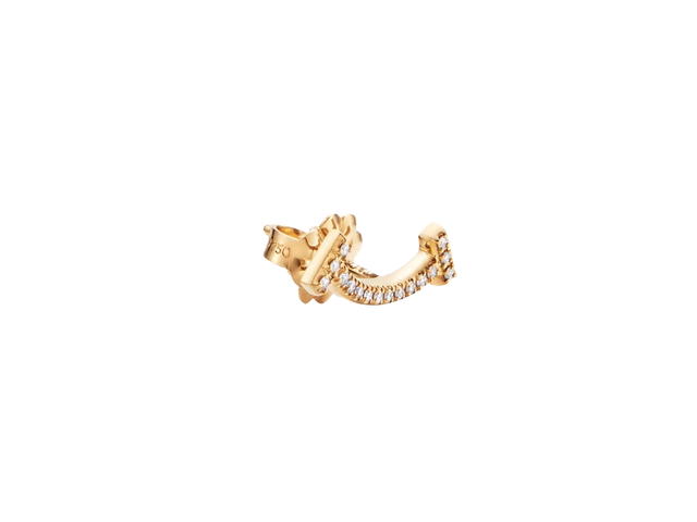 Tiffany & Co. Tiffany & Co. Tiffany T Smile Mini Earrings 18k Yellow Gold - view 3
