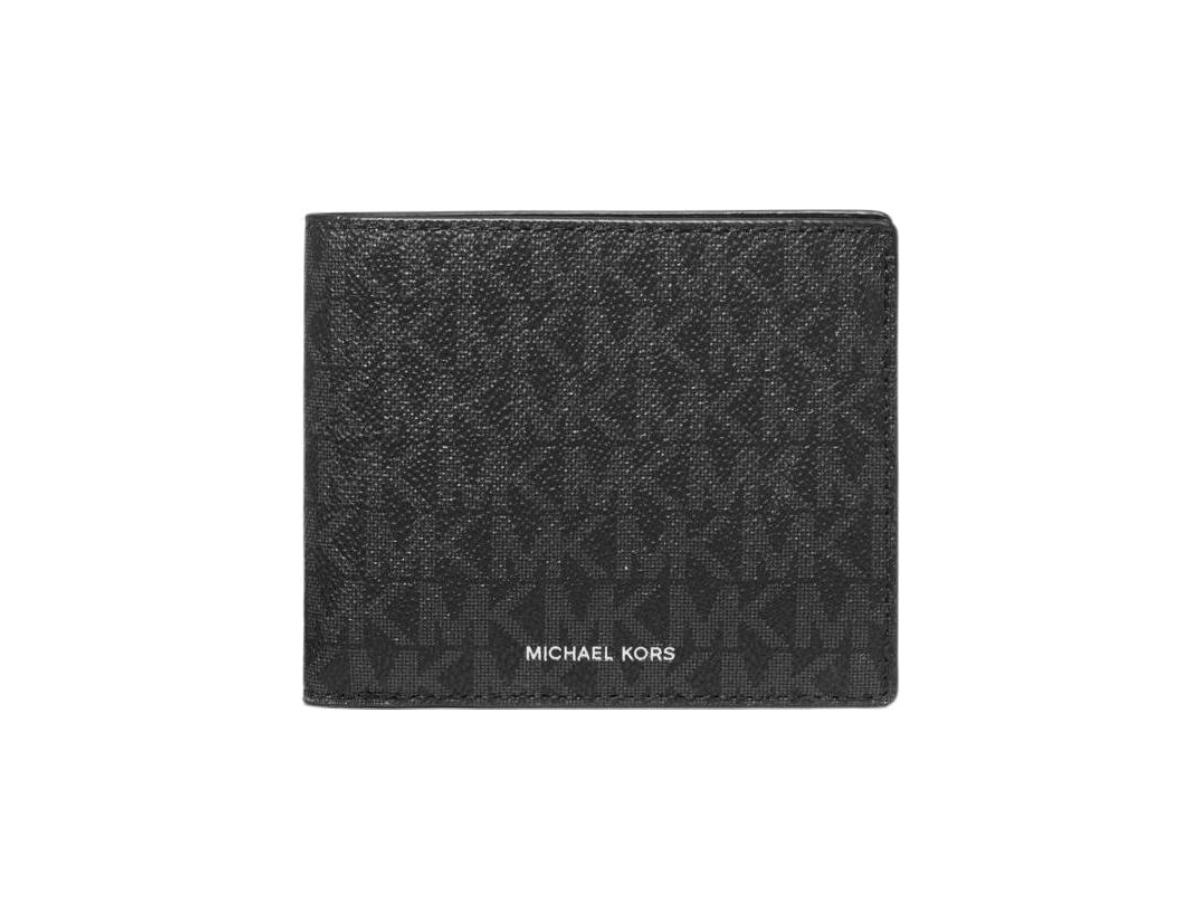 Michael Kors Michael Kors Cooper Logo Billfold Wallet With Coin Pouch Black