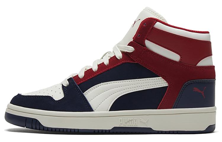 Puma Puma Rebound Sd Dark Blue/White/Red Mid Casual Board Shoes
