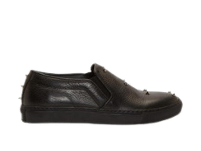 Alexander McQueen Alexander McQueen Leather Studded Sneakers Black - view 1