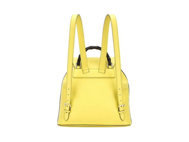 Gucci Gucci Bamboo Backpack Leather Yellow - view 2