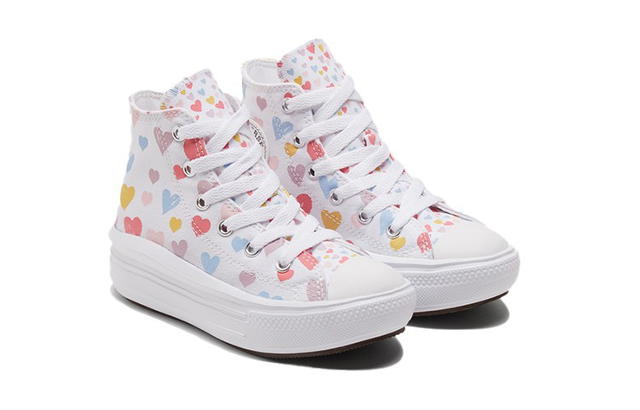 Converse Converse Chuck Taylor All Star Move Always On Hearts Kids - Multi-Color - view 3