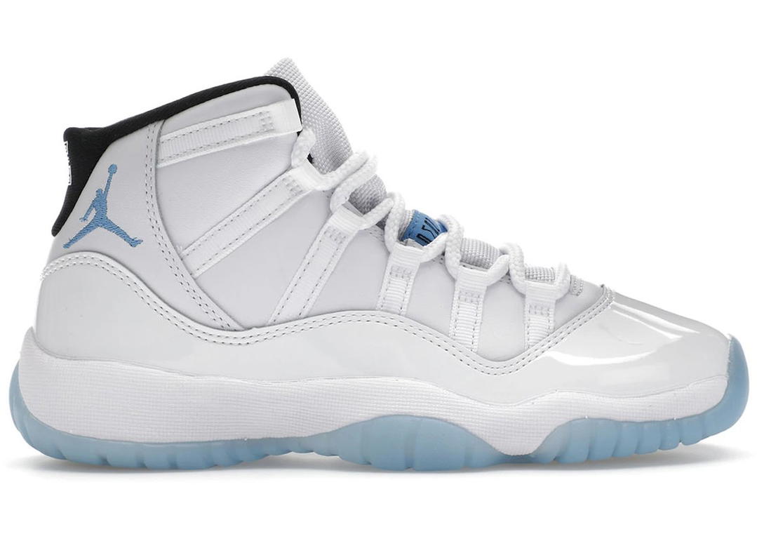 Jordan Jordan Air Jordan 11 Anti Kick Cushioning High Top Children's Basketball Shoes White Teenagers