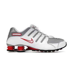 Buy Nike Shox NZ White Red Metallic Silver at Sasom – Authentic and Ready to Ship