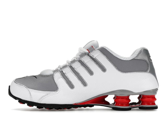 Nike Nike Shox NZ White Red Metallic Silver - view 3