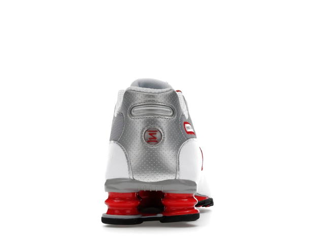 Nike Nike Shox NZ White Red Metallic Silver - view 4
