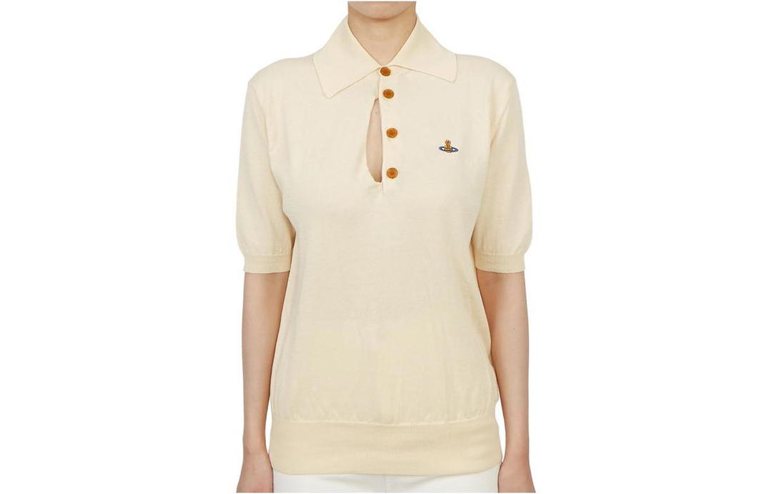 Vivienne Westwood Vivienne Westwood Polo Shirt Unisex Beige