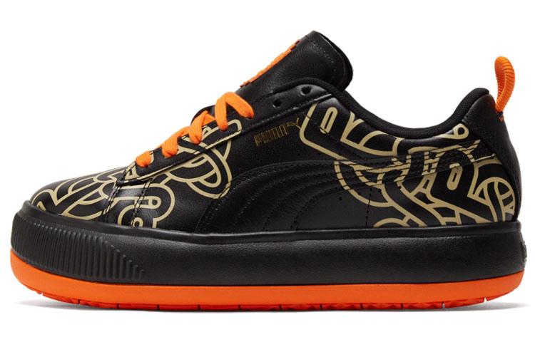 Puma Puma Pronounce X Suede Mayu 'Black Orange' Women's