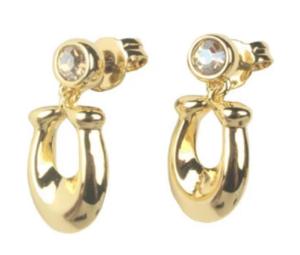 Buy Coach Glass Earrings Women's Gold at Sasom – Authentic and Ready to Ship