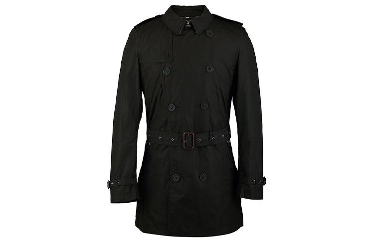 Burberry Burberry Trench Coat Men's Black
