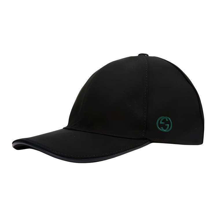 Gucci Gucci Cotton Baseball Caps Unisex Black